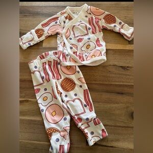 M+A Monica + Andy Breakfast Print 2-Piece Set 0–3M